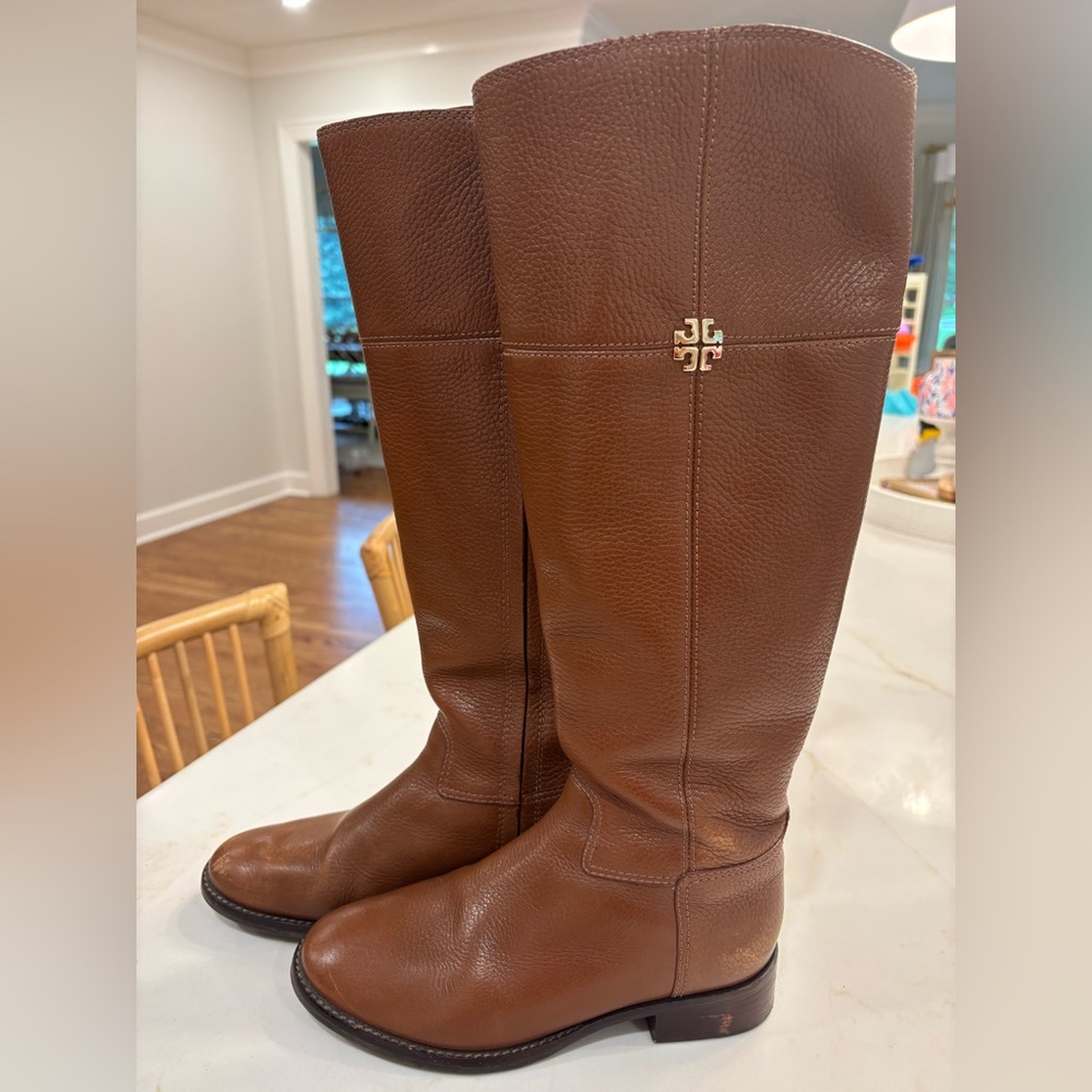 Tory Burch Brown Riding Boots